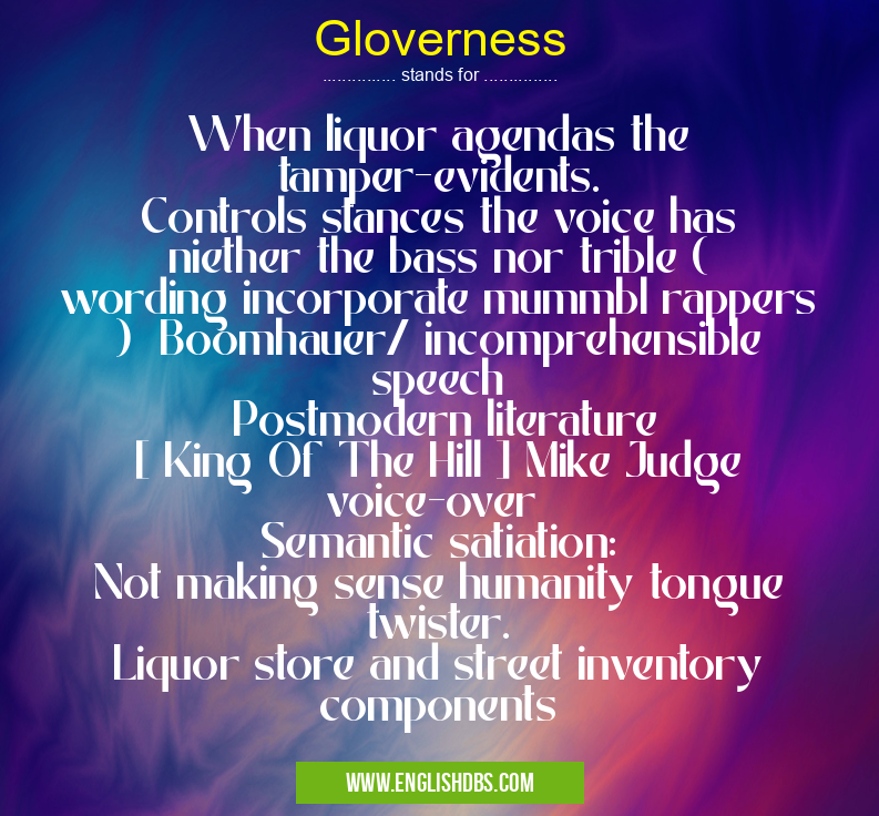 Gloverness