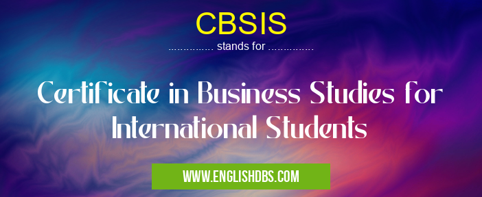 CBSIS