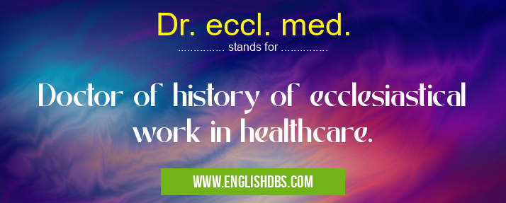 Dr. eccl. med.