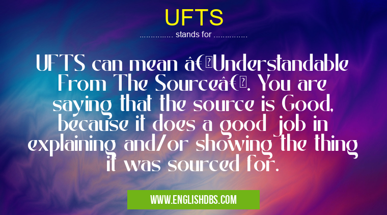 UFTS