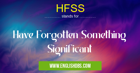 HFSS