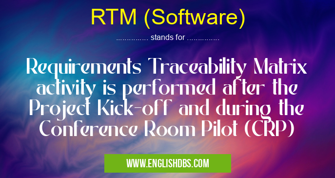 RTM (Software)