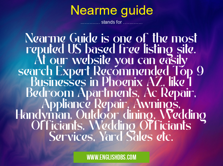 Nearme guide