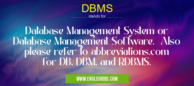 DBMS