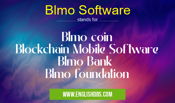 Blmo Software