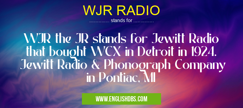 WJR RADIO