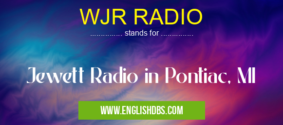 WJR RADIO