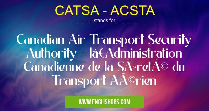 CATSA - ACSTA