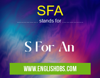 SFA