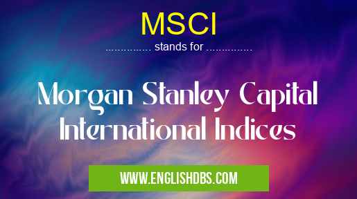 MSCI