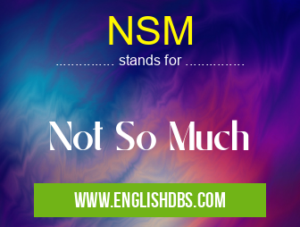 NSM