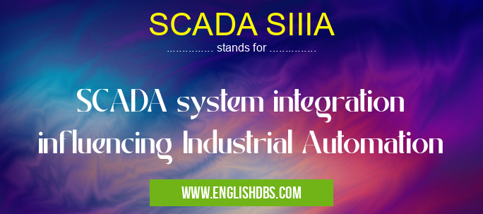 SCADA SIIIA