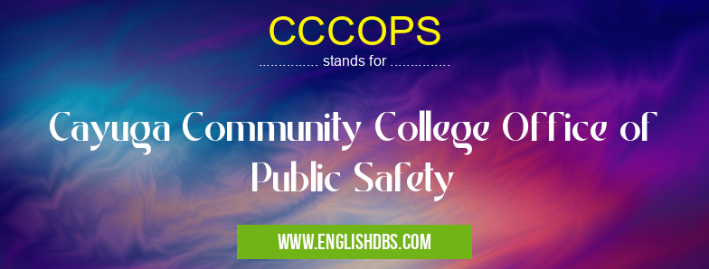 CCCOPS