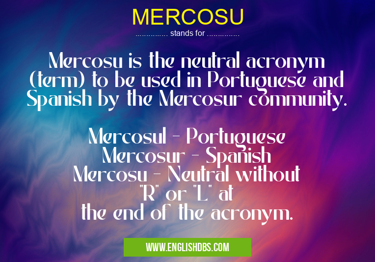 MERCOSU