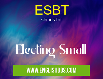 ESBT