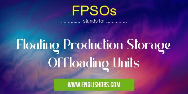 FPSOs