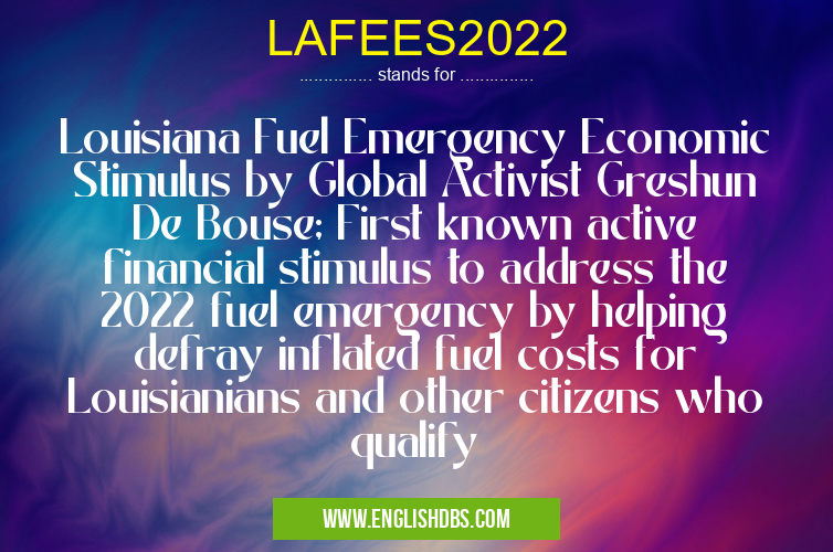 LAFEES2022