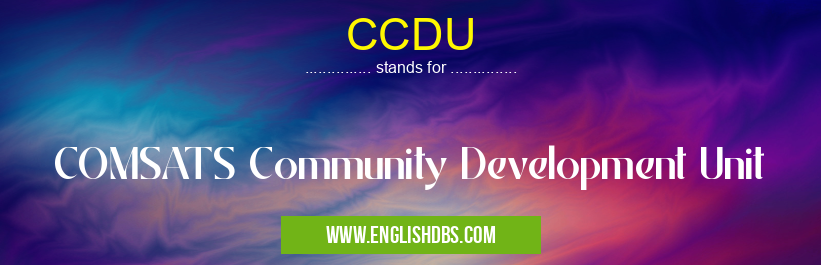 CCDU