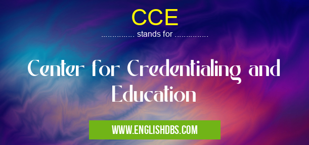 CCE