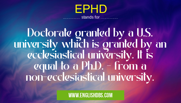 EPHD