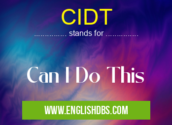 CIDT