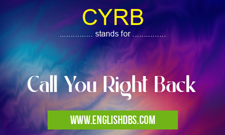 CYRB