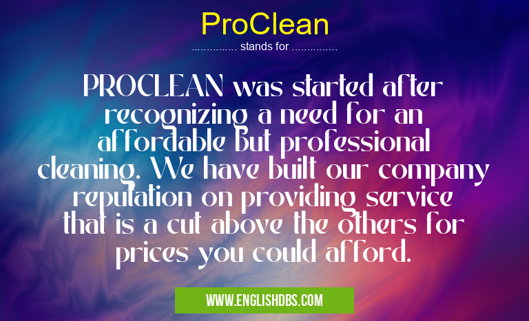 ProClean