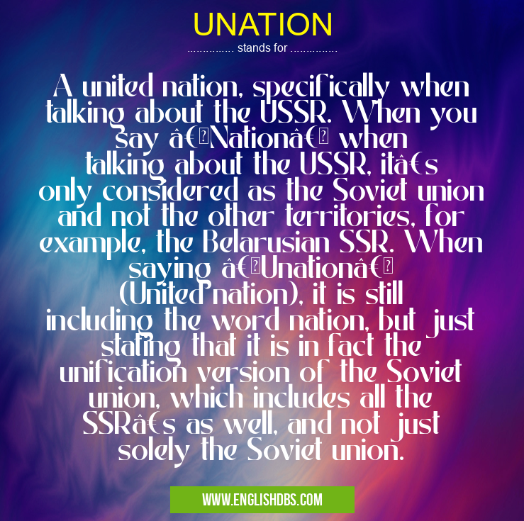 UNATION