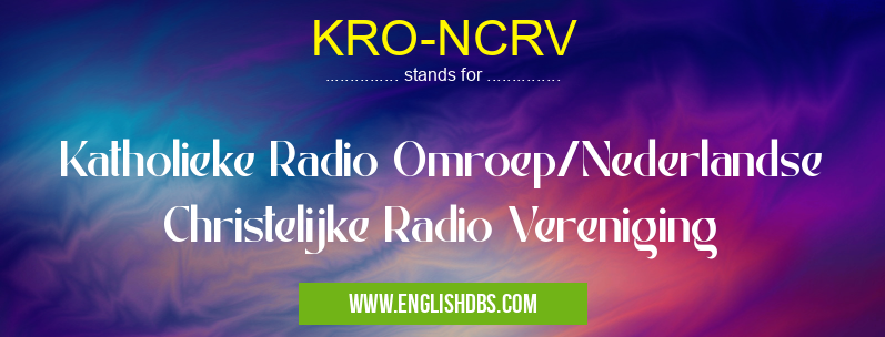 KRO-NCRV