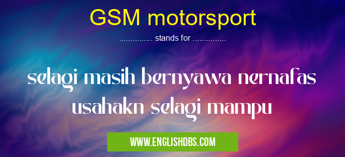 GSM motorsport