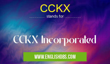 CCKX