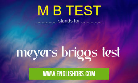 M B TEST