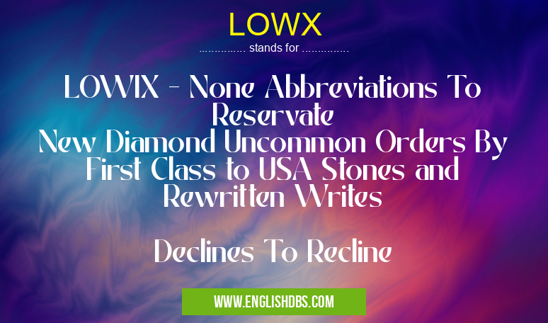 LOWX