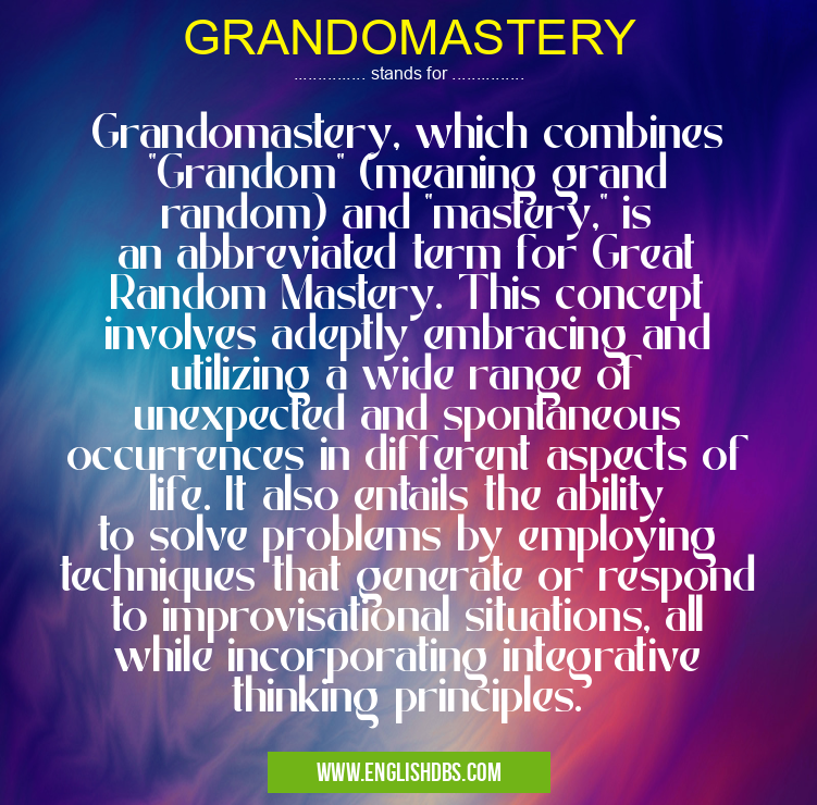 GRANDOMASTERY