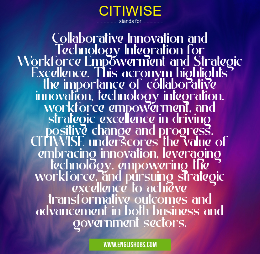 CITIWISE