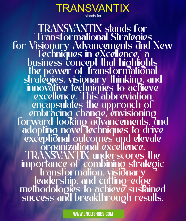 TRANSVANTIX