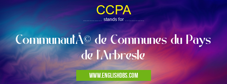 CCPA