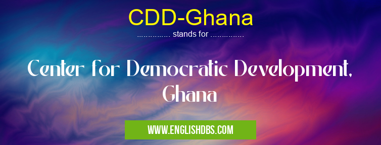 CDD-Ghana