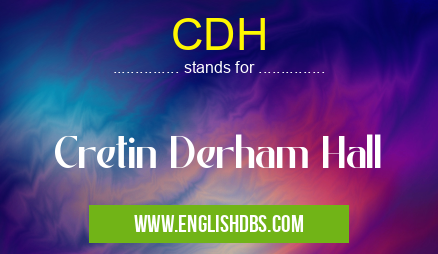 CDH