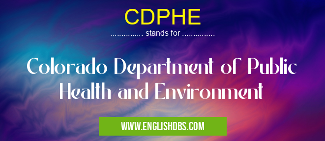 CDPHE