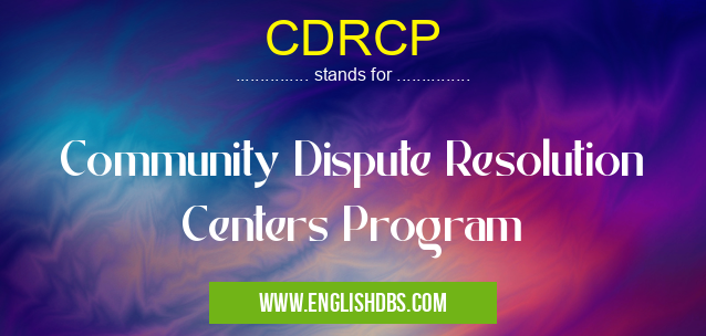 CDRCP