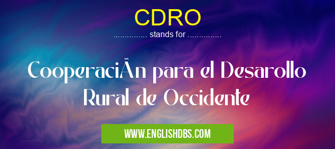 CDRO