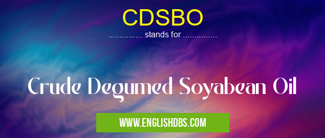 CDSBO