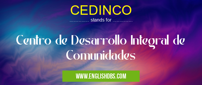 CEDINCO