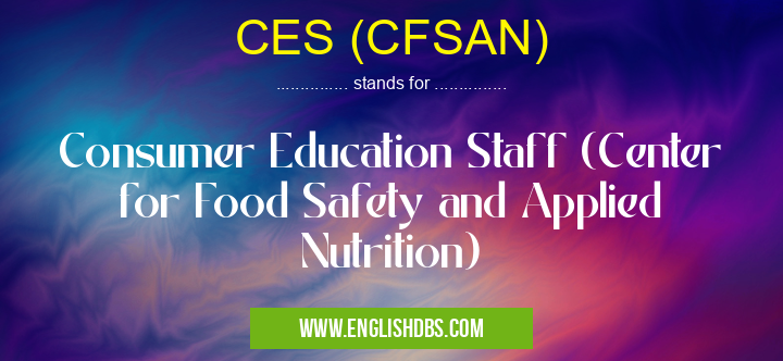 CES (CFSAN)