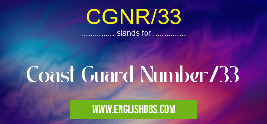 CGNR/33