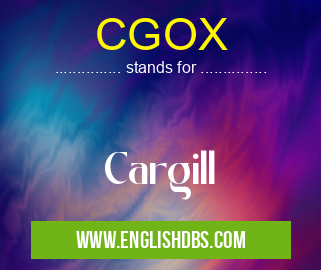 CGOX