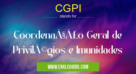 CGPI