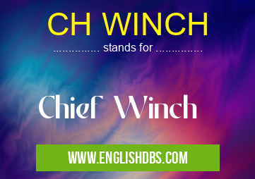 CH WINCH