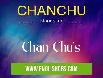 CHANCHU